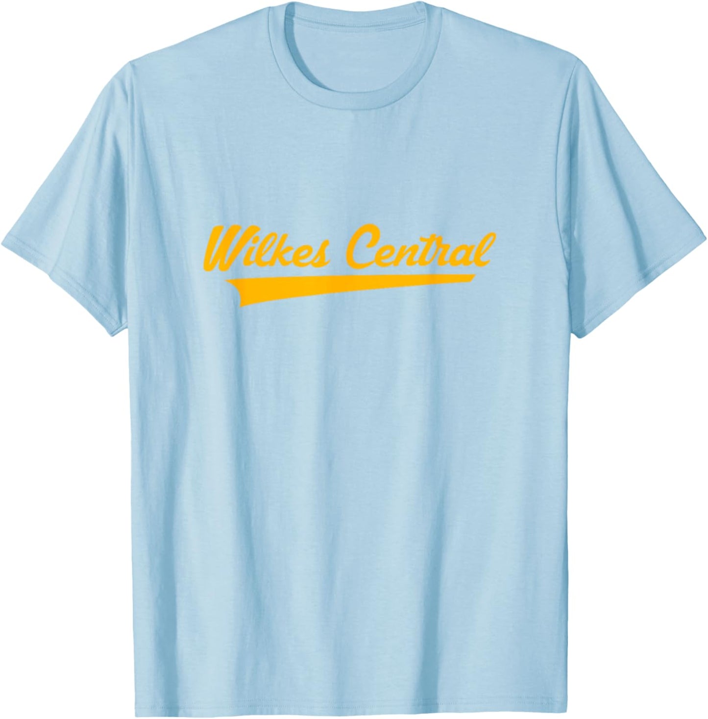 Wilkes Central High School Vintage Swoosh T-Shirt - T-Shirt | Light Blue