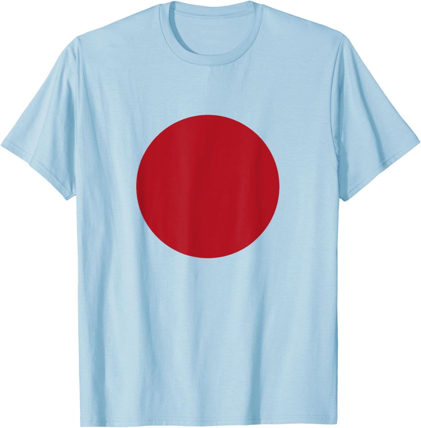 Japan Country Flags of the World Red Circle T-Shirt - T-Shirt | Light Blue