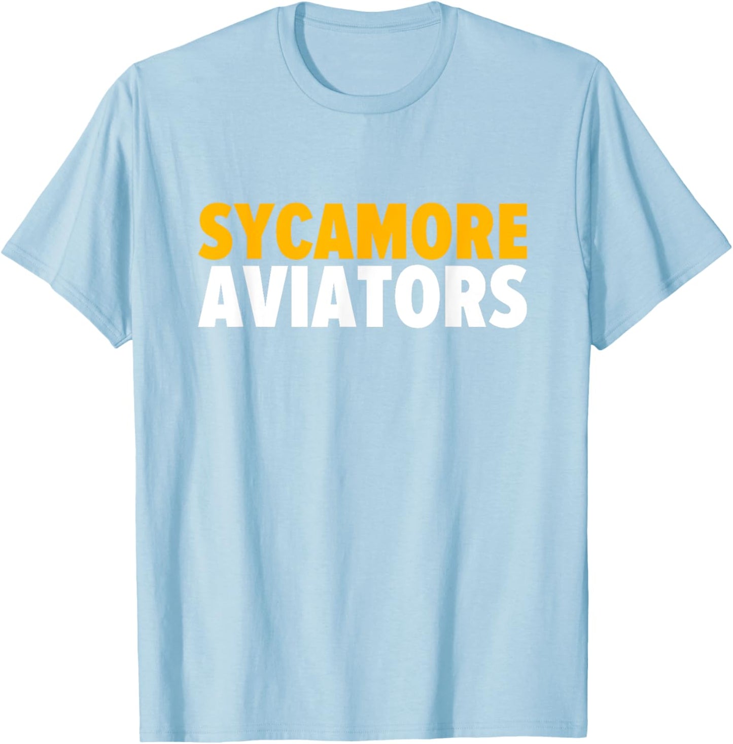Sycamore Aviators Bold T-Shirt - T-Shirt | Light Blue