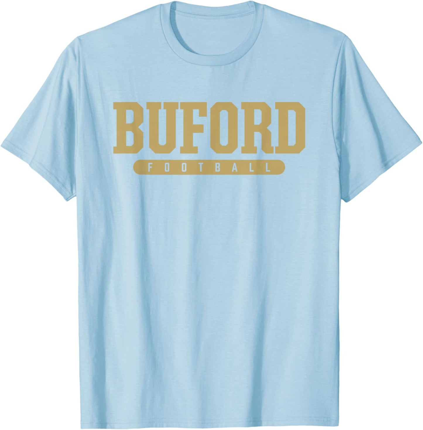 Buford High School Football T-Shirt - T-Shirt | Light Blue