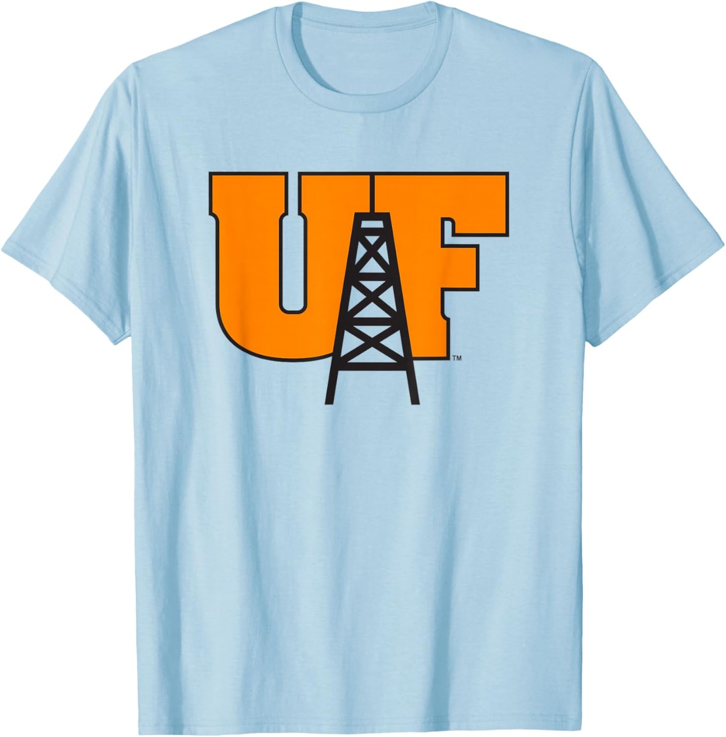University of Findlay Oilers UF Derrick Logo T-Shirt - T-Shirt | Light Blue