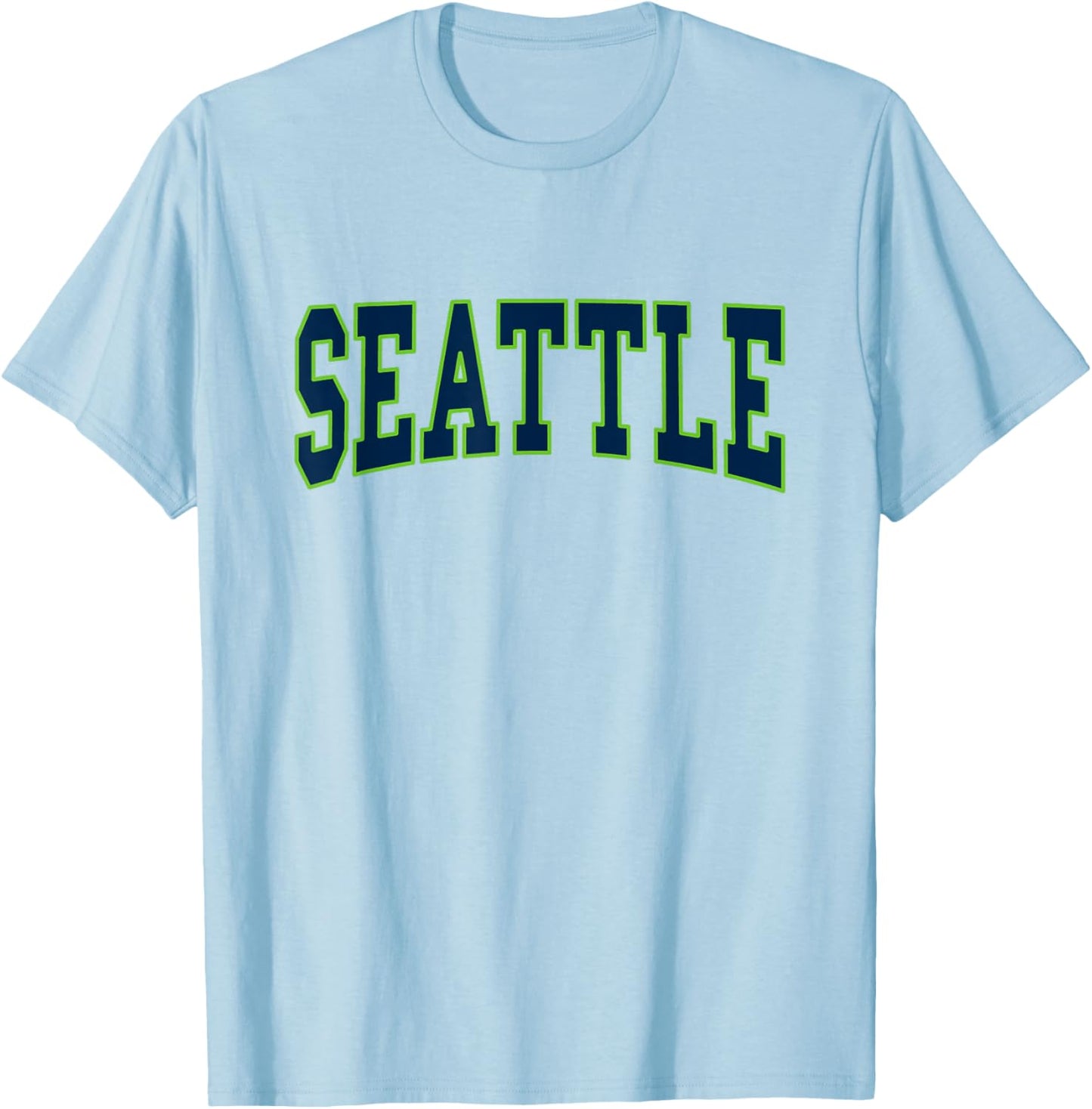 SEATTLE - Throwback Design - Classic T-Shirt - T-Shirt | Light Blue