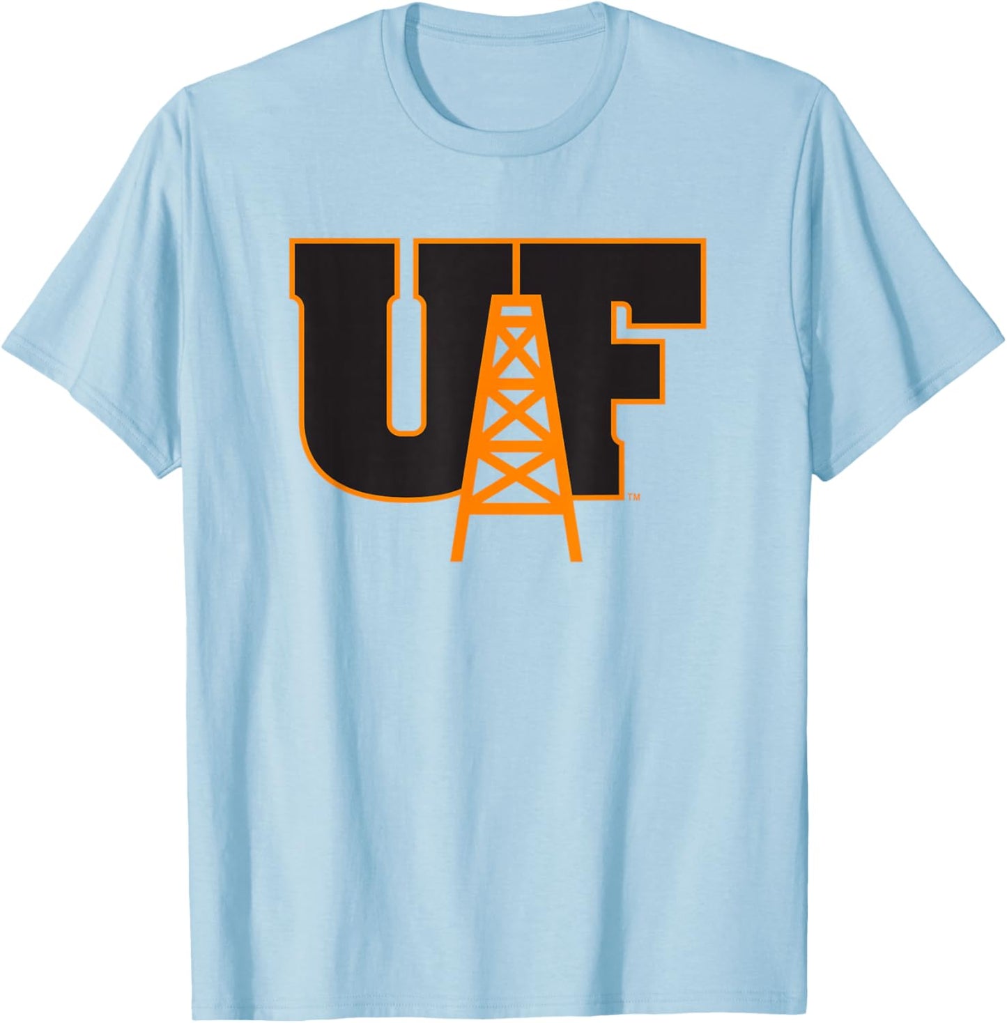 University of Findlay Oilers UF Derrick Logo T-Shirt - T-Shirt | Light Blue