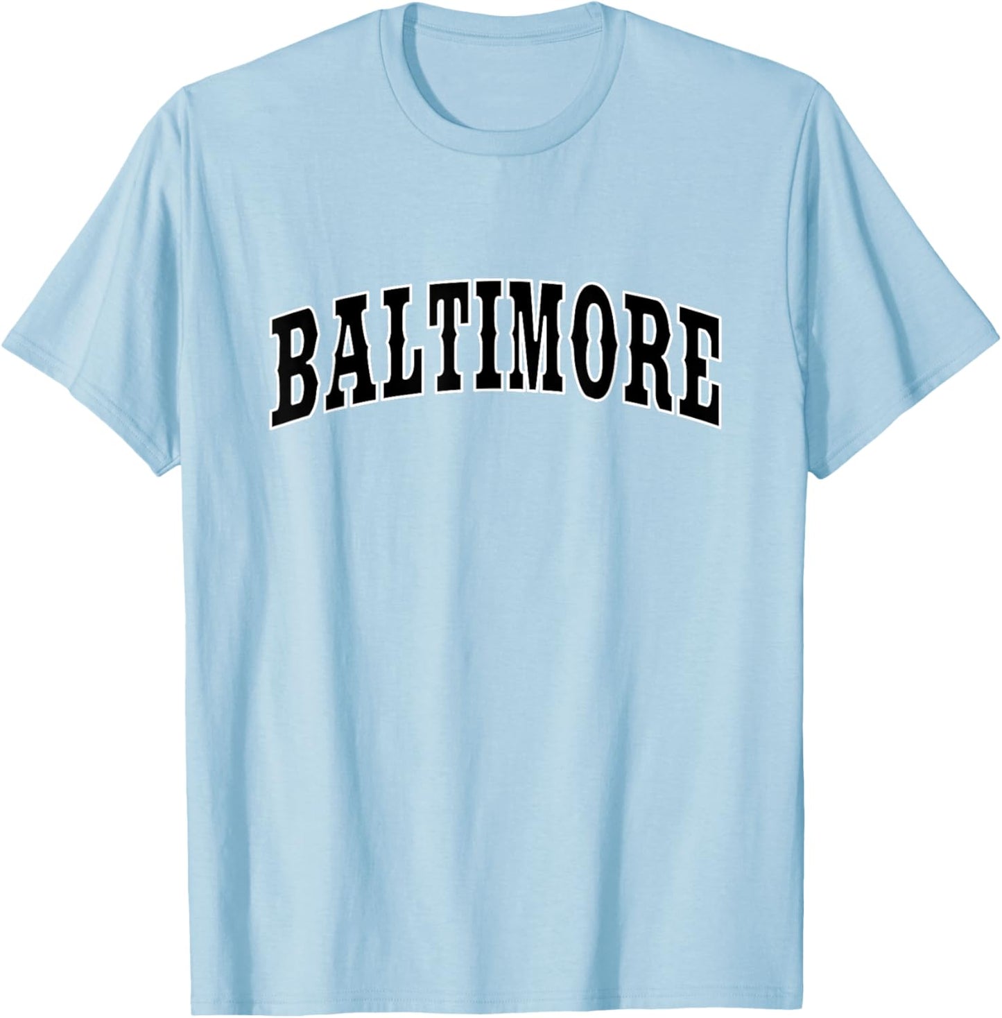 BALTIMORE - Throwback Design - Classic T-Shirt - T-Shirt | Light Blue