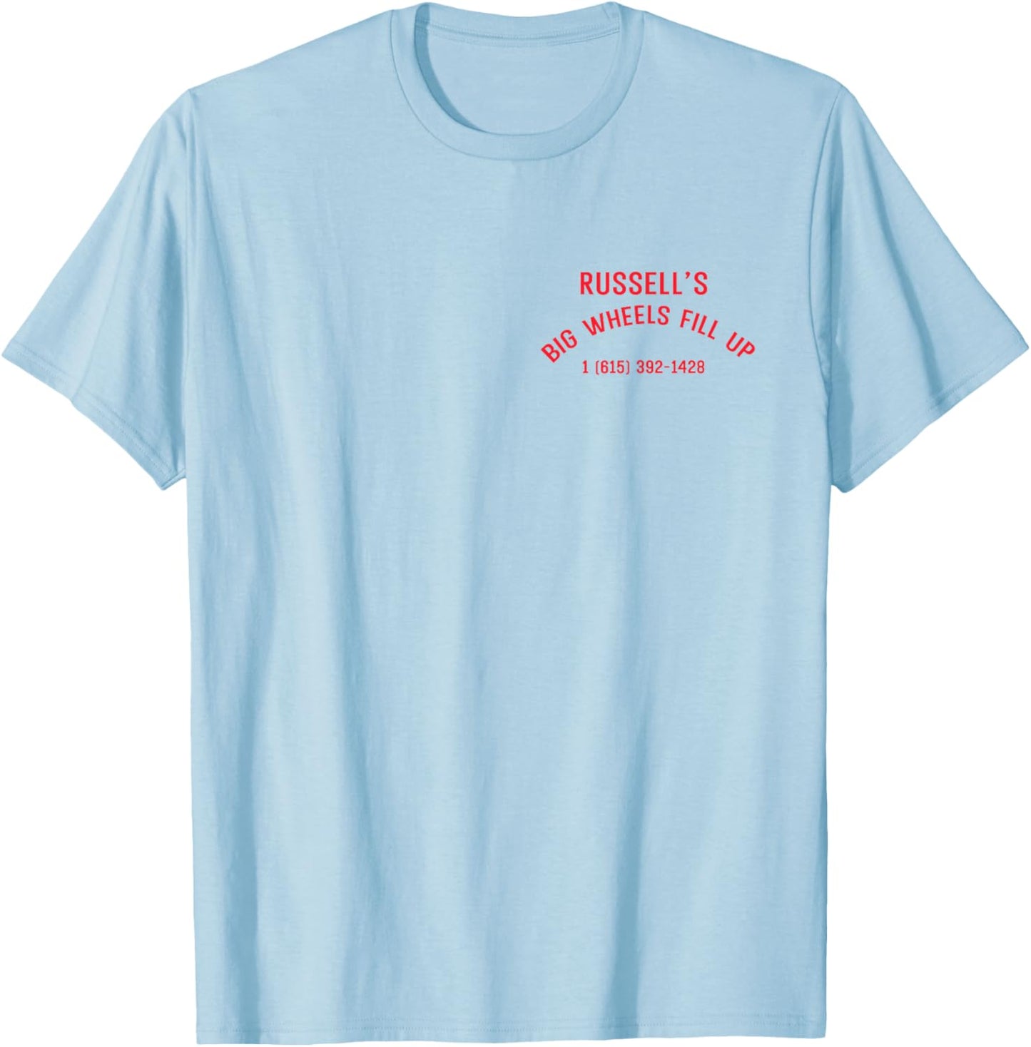 Russell Dickerson Big Wheels T-Shirt - T-Shirt | Light Blue