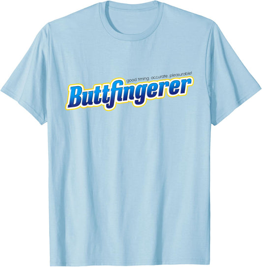 Buttfingerer Meme Funny Hilarious Buttfingerer Nuts Bar T-Shirt - T-Shirt | Light Blue