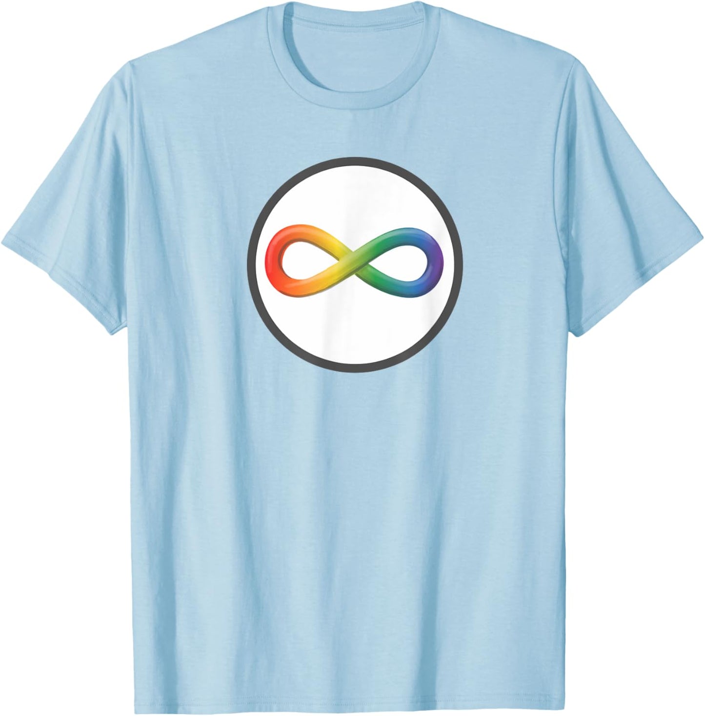 Neurodivergent Ninja Logo T-Shirt - T-Shirt | Light Blue