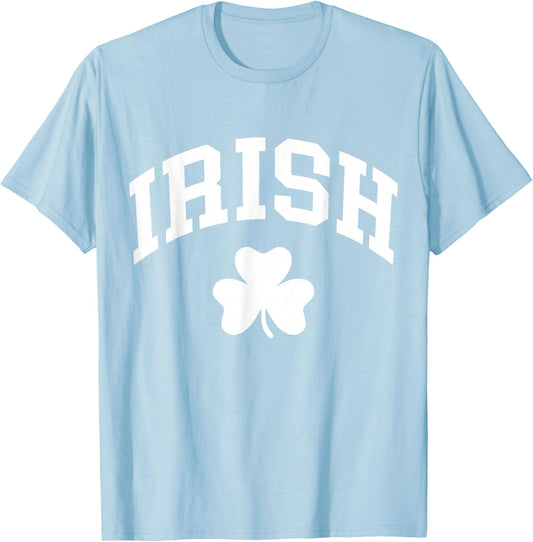 Irish Shamrock St Patricks Day Ireland Pride Irish Green T-Shirt - T-Shirt | Light Blue