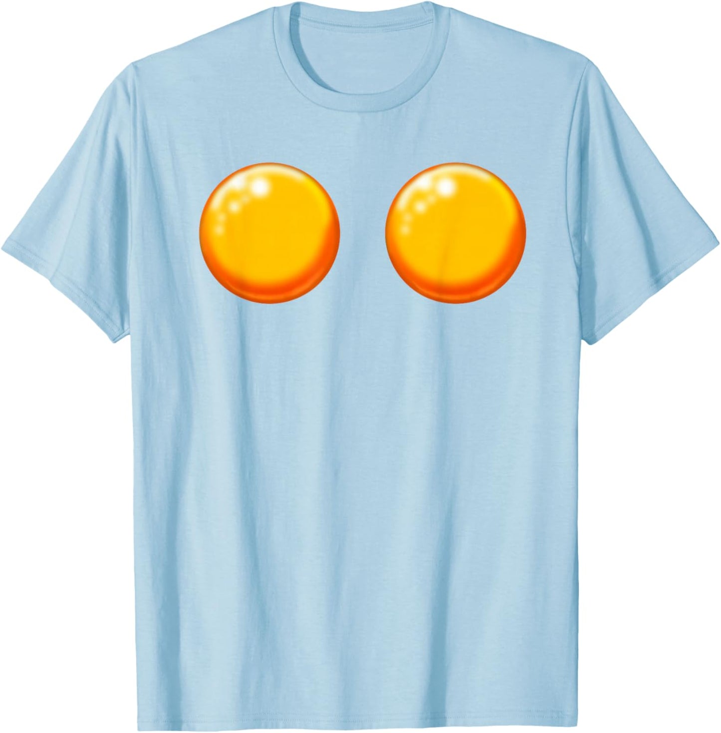 Double Yolk Egg Costume Funny Christmas Halloween Egg T-Shirt - T-Shirt | Light Blue
