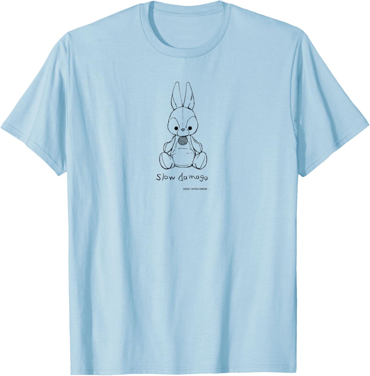 Slow Damage Original T-Shirt - T-Shirt | Light Blue
