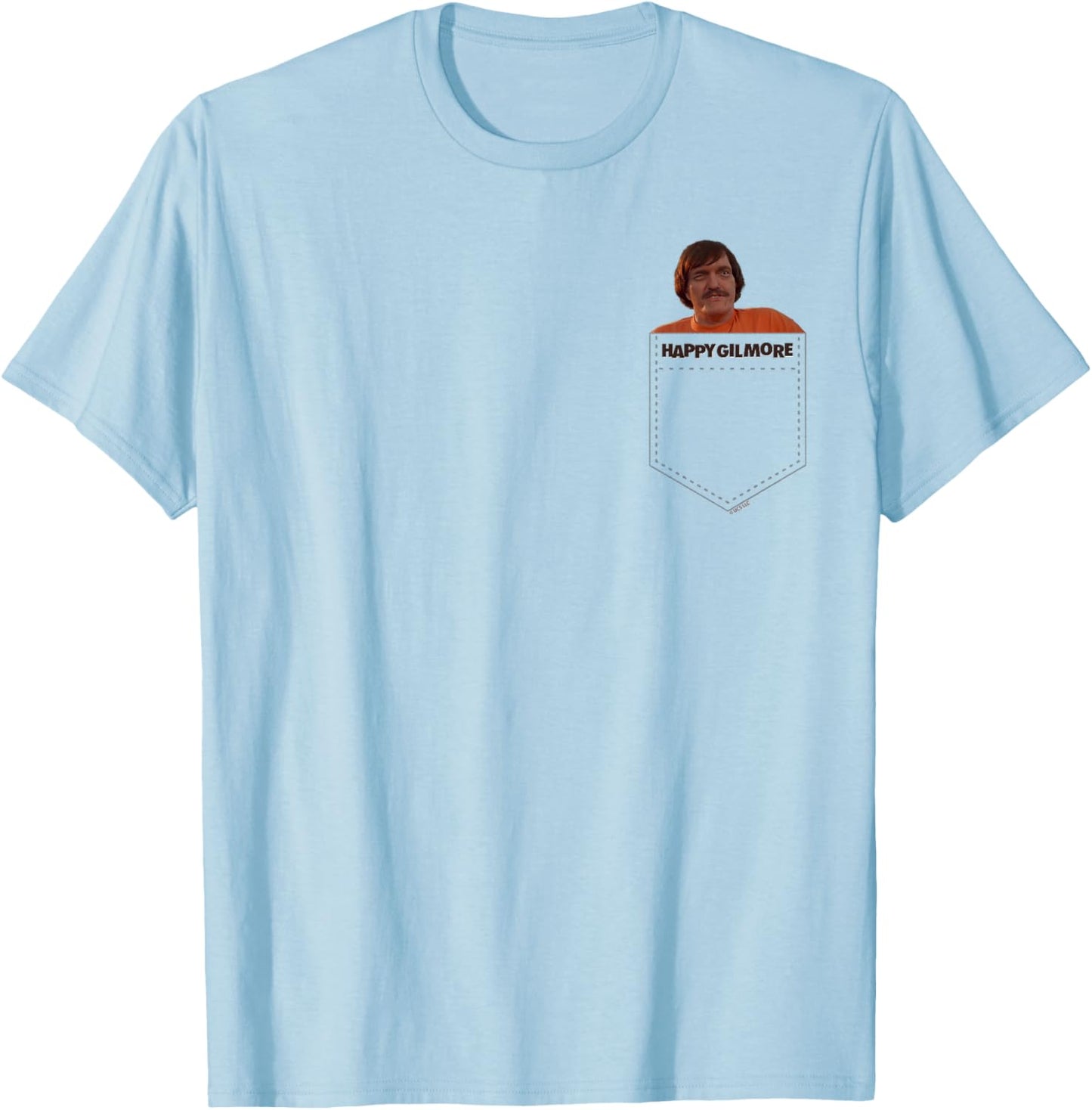 Happy Gilmore Mr. Larson Pocket Hit T-Shirt - T-Shirt | Light Blue