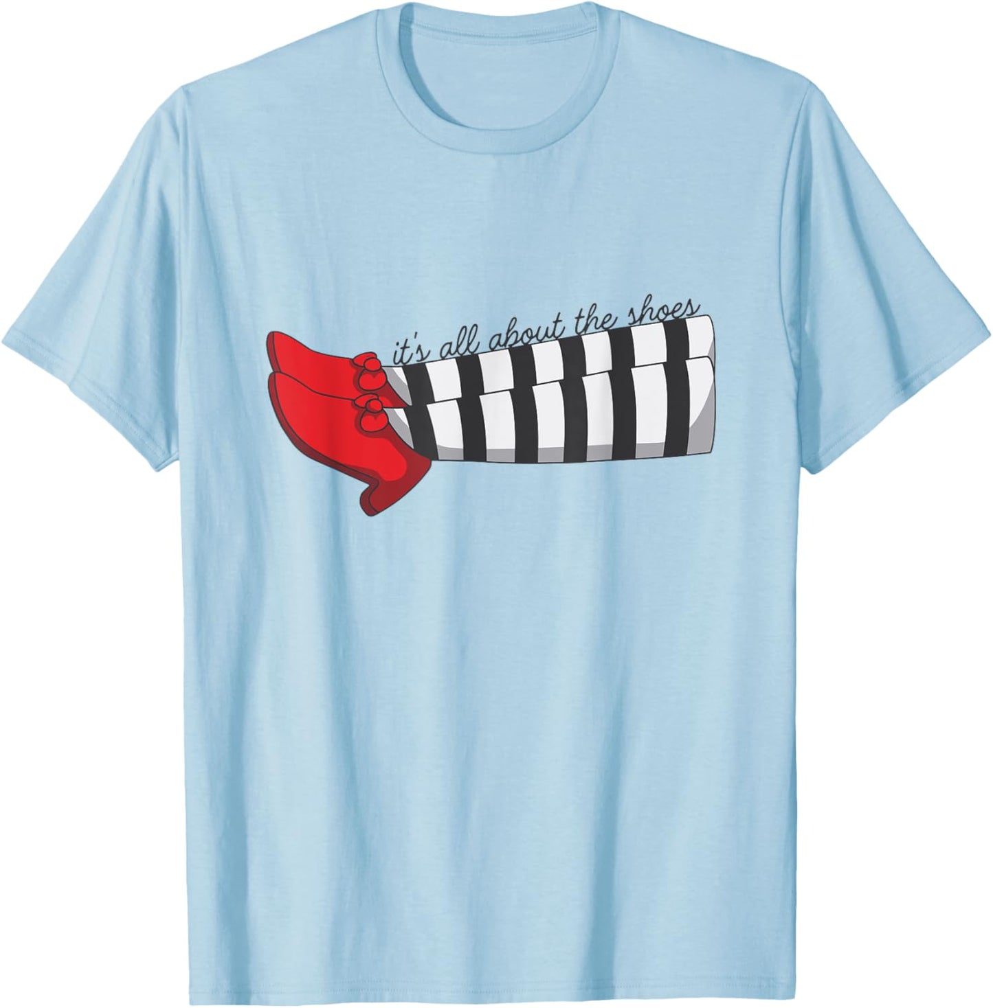 All About the Shoes Halloween Wonderful Wizard of Oz Wicked T-Shirt - T-Shirt | Light Blue
