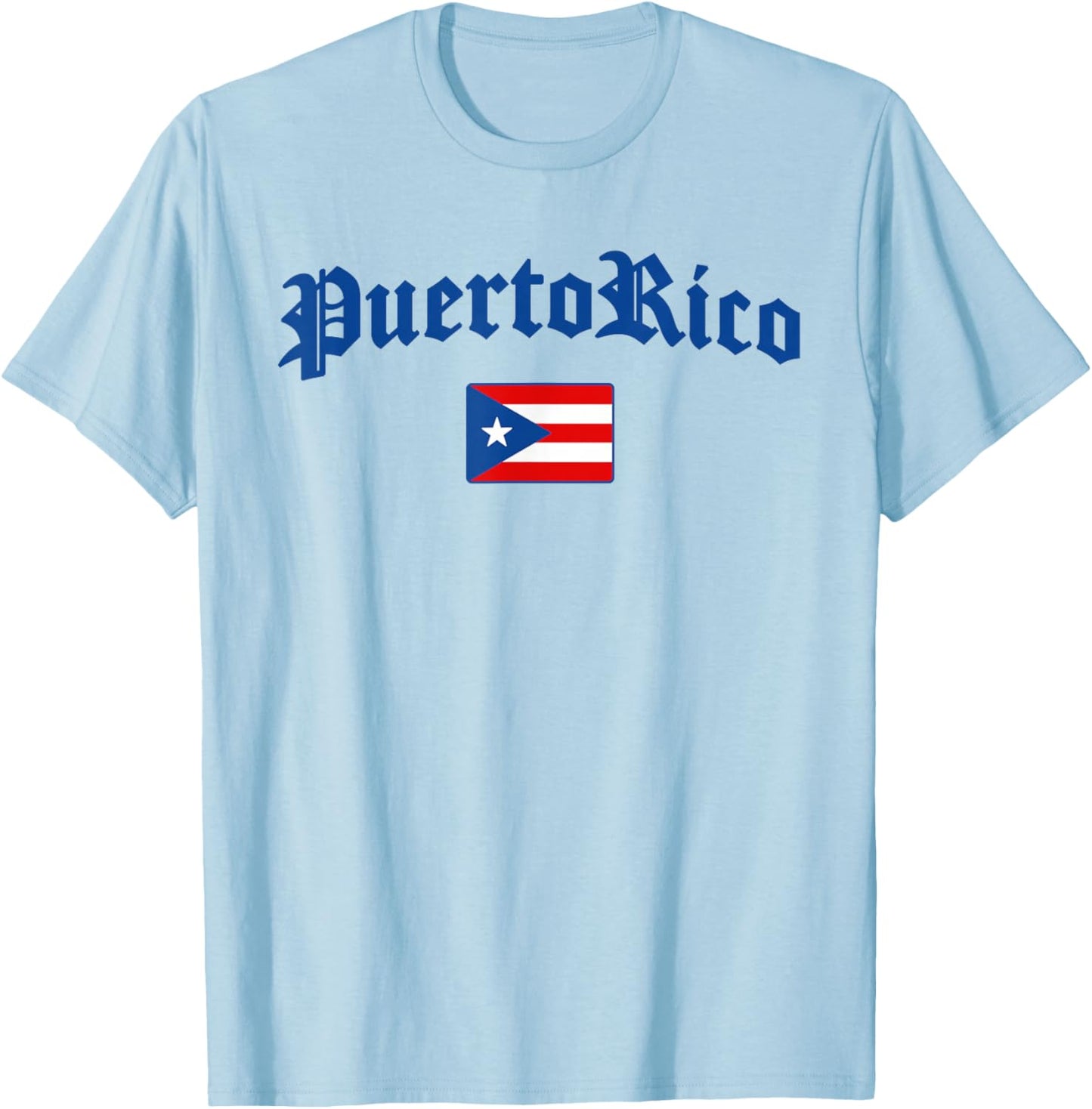 Puerto Rico Flag Souvenir Women Kids T-Shirt - T-Shirt | Light Blue