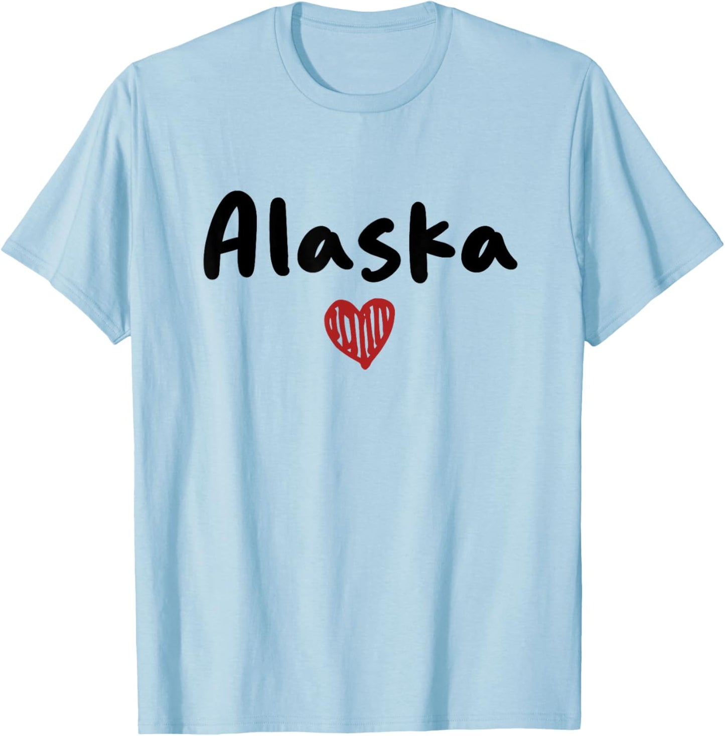 Alaska - I Love Alaska - Classic T-Shirt - T-Shirt | Light Blue