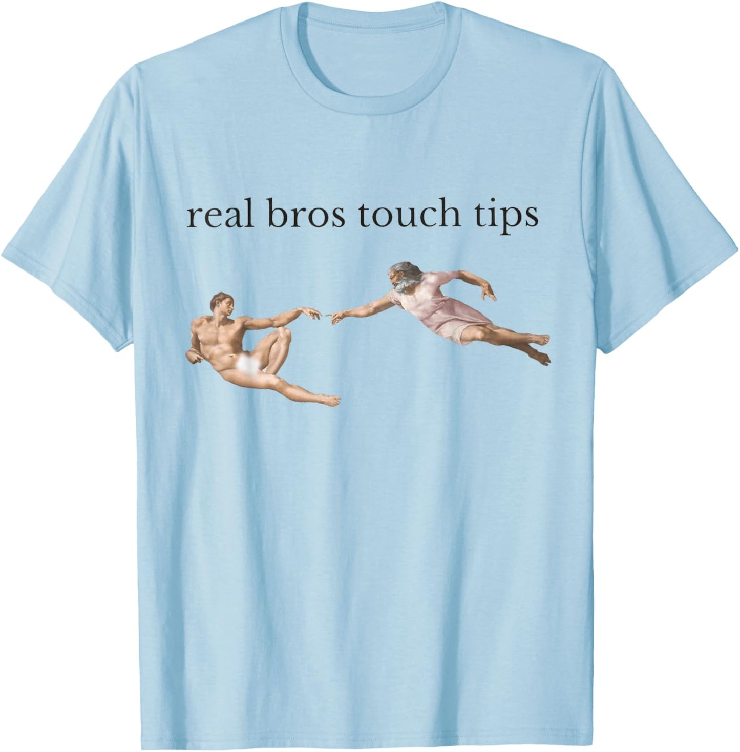 Real Bros Touch Tips T-Shirt - T-Shirt | Light Blue
