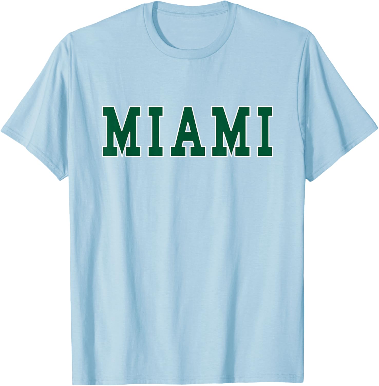 MIAMI - Throwback Design - Classic T-Shirt - T-Shirt | Light Blue