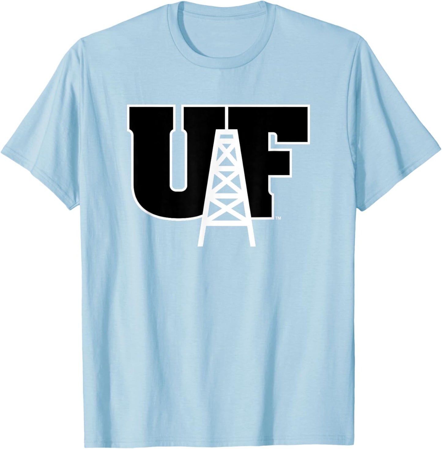 University of Findlay Oilers UF Derrick Logo T-Shirt - T-Shirt | Light Blue