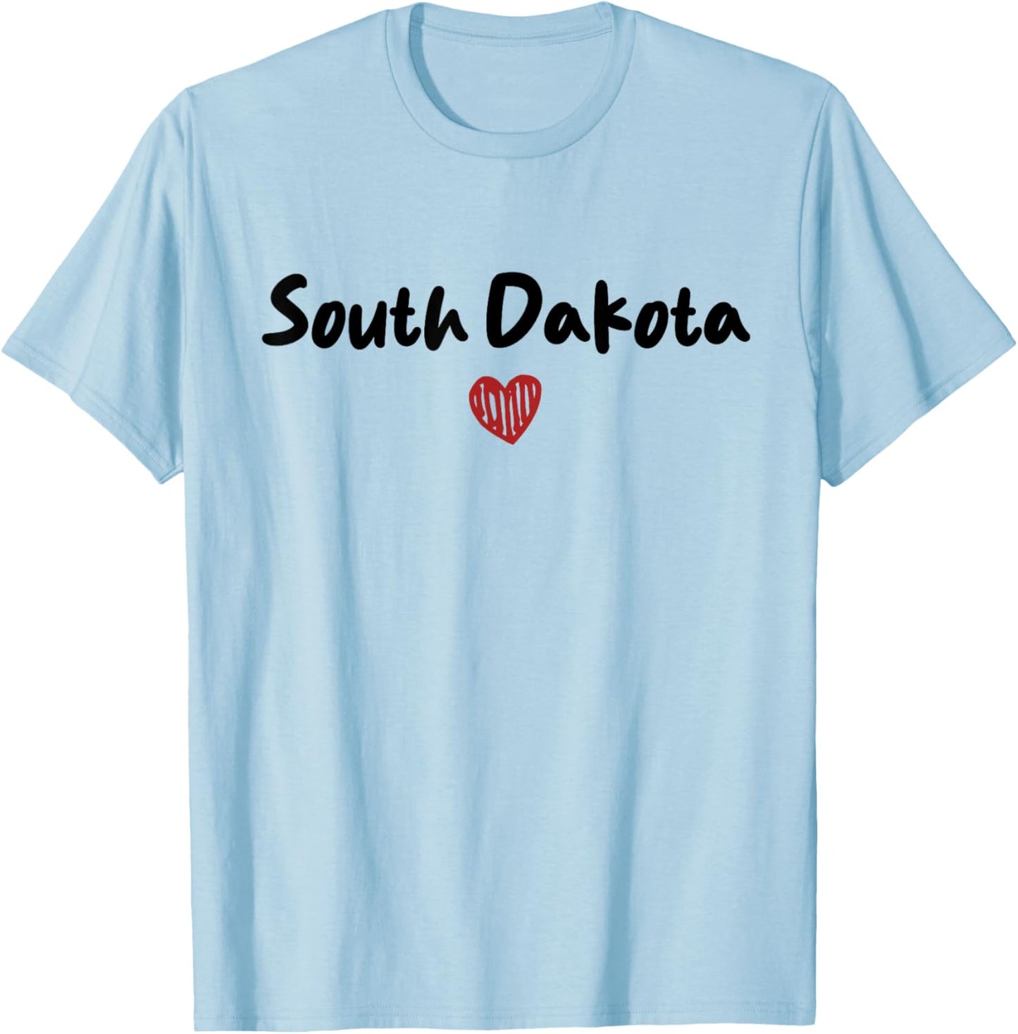 South Dakota - I Love South Dakota - Classic T-Shirt - T-Shirt | Light Blue