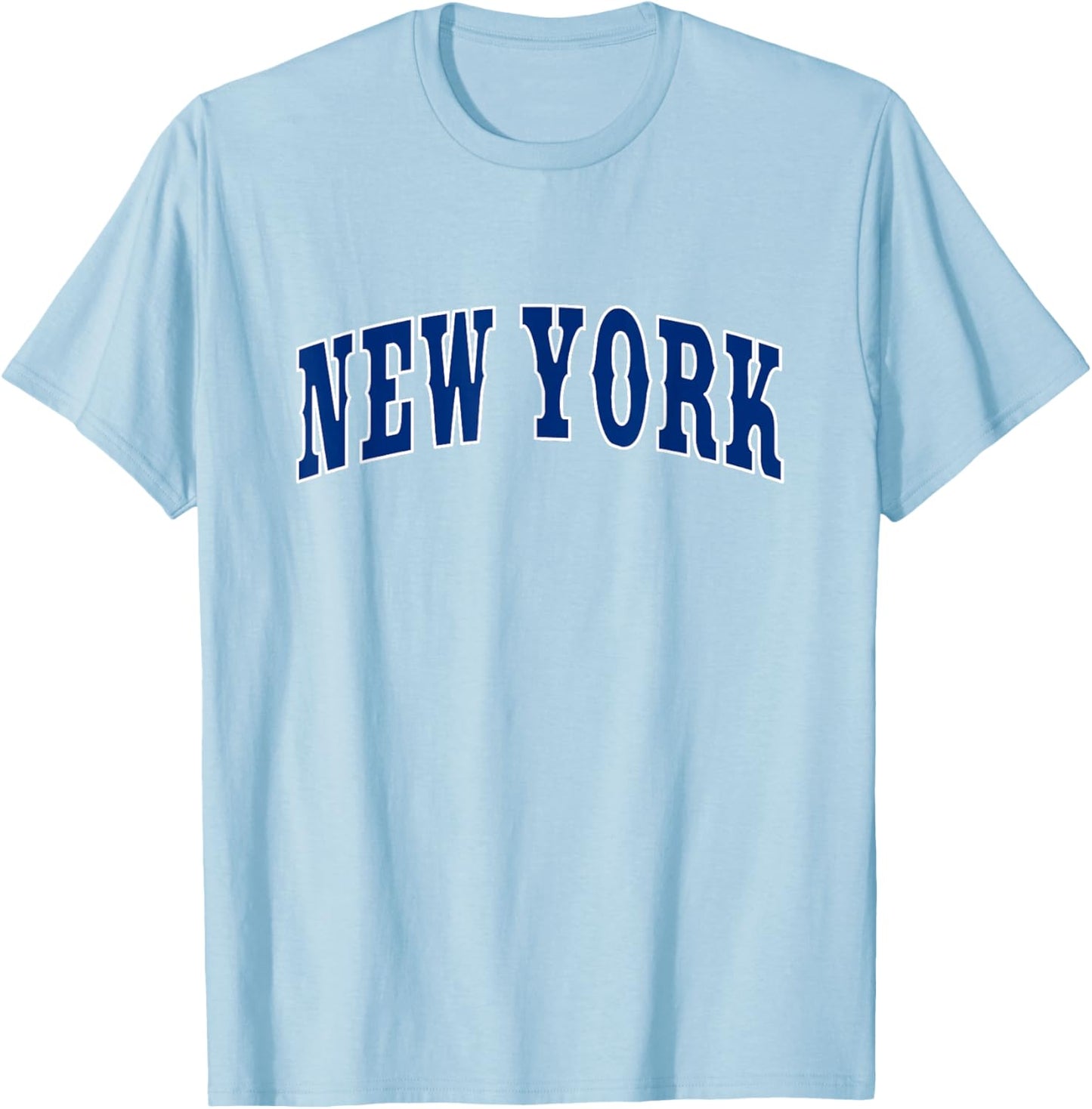 NEW YORK - Throwback Design - Classic T-Shirt - T-Shirt | Light Blue