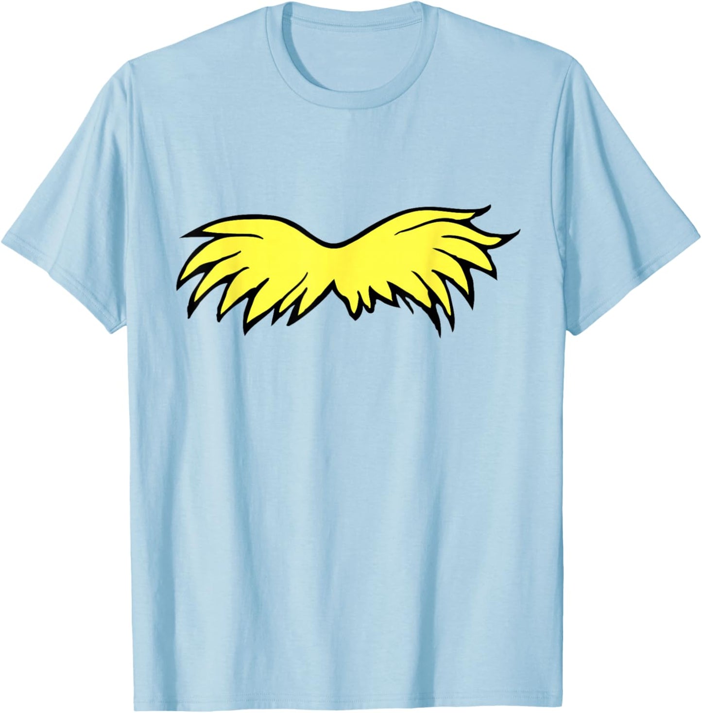 Dr. Seuss The Lorax - Lorax Mustache T-Shirt - T-Shirt | Light Blue
