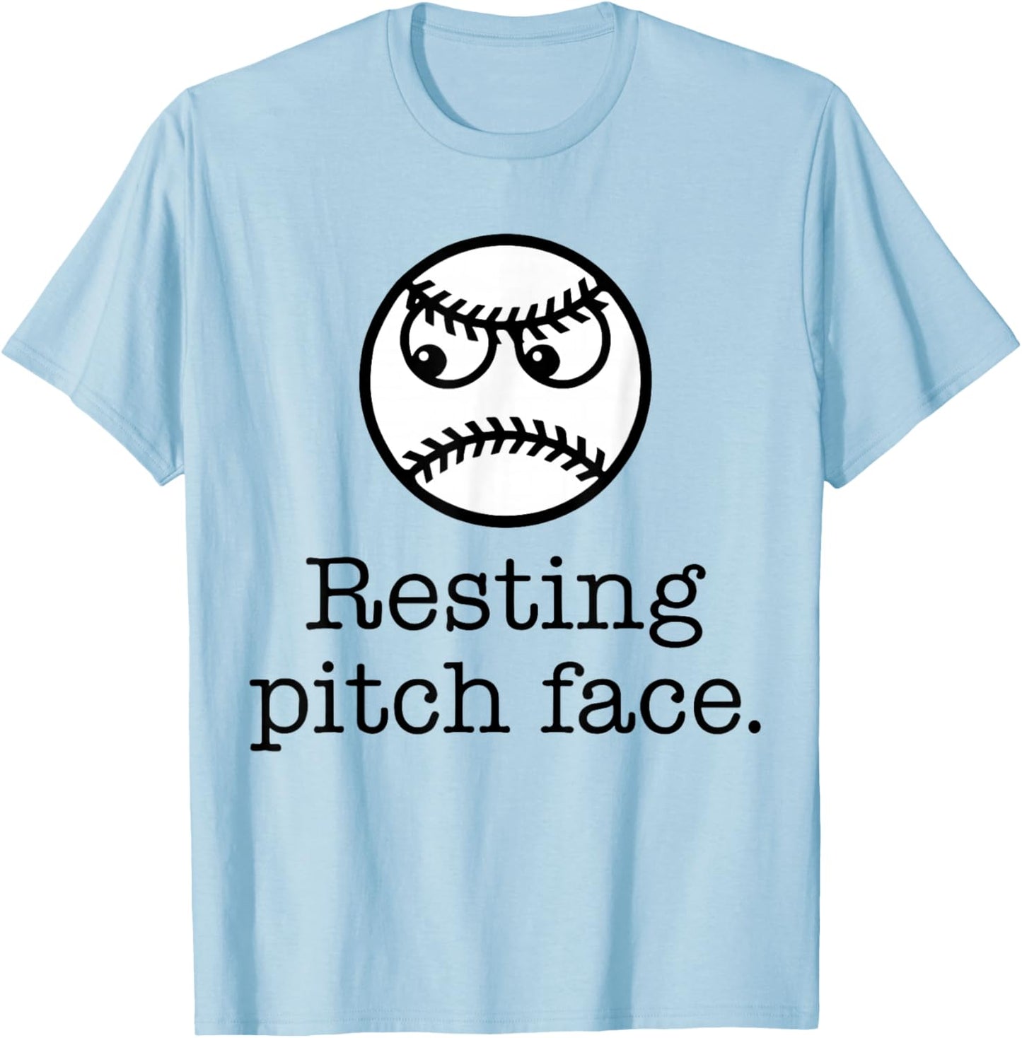 Resting Pitch Face T-Shirt - T-Shirt | Light Blue
