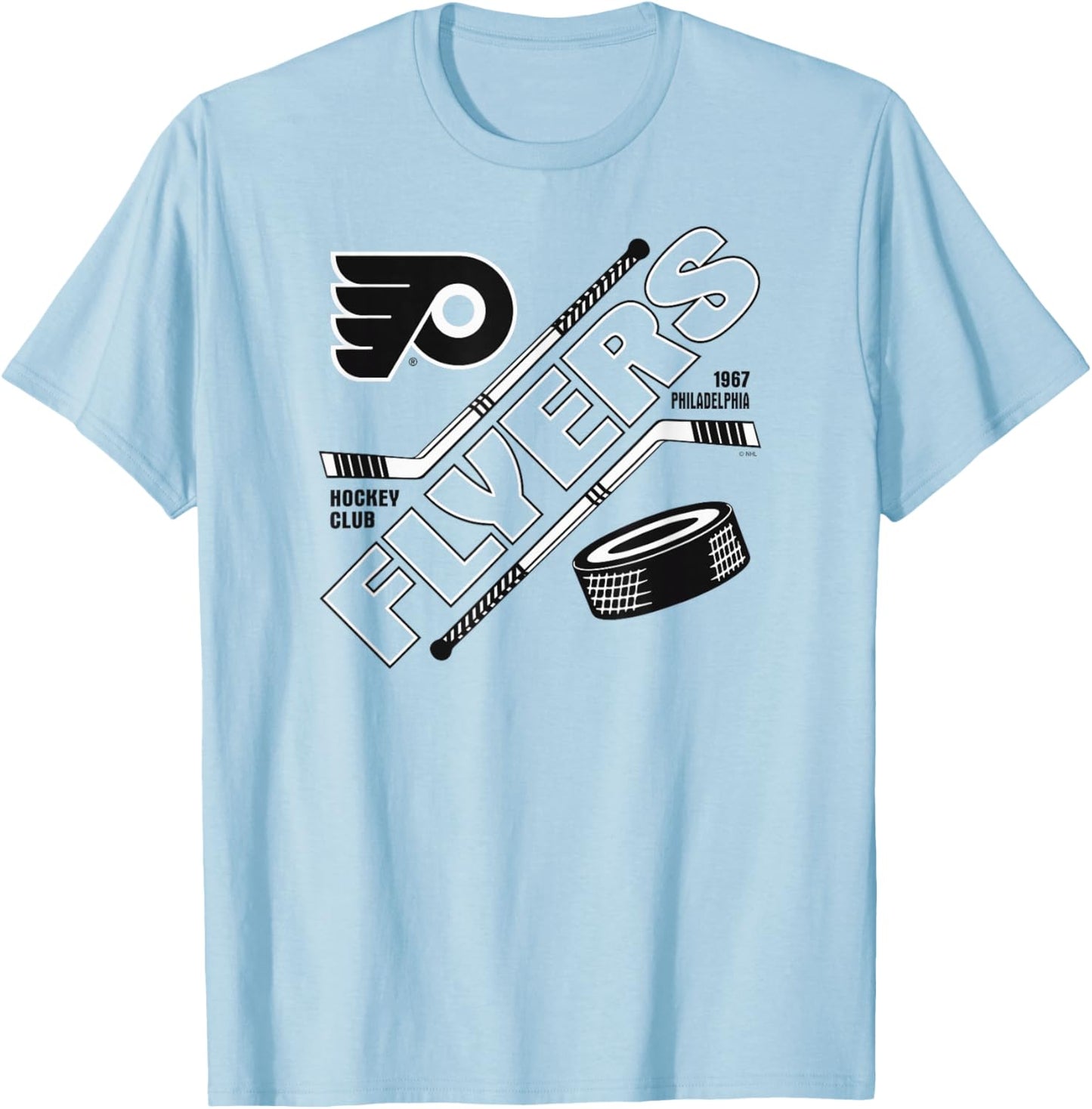 Philadelphia Flyers Force Orange Officially Licensed T-Shirt - T-Shirt | Light Blue