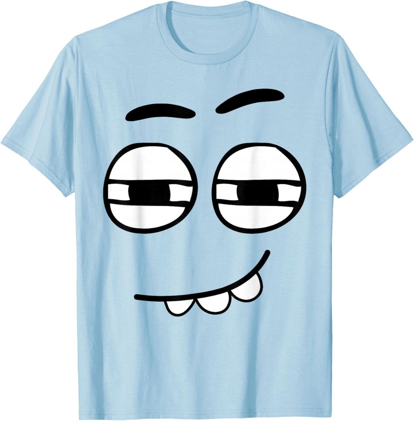 Creepy Funny Carrots Face Halloween Costume Kids And Adults T-Shirt - T-Shirt | Light Blue