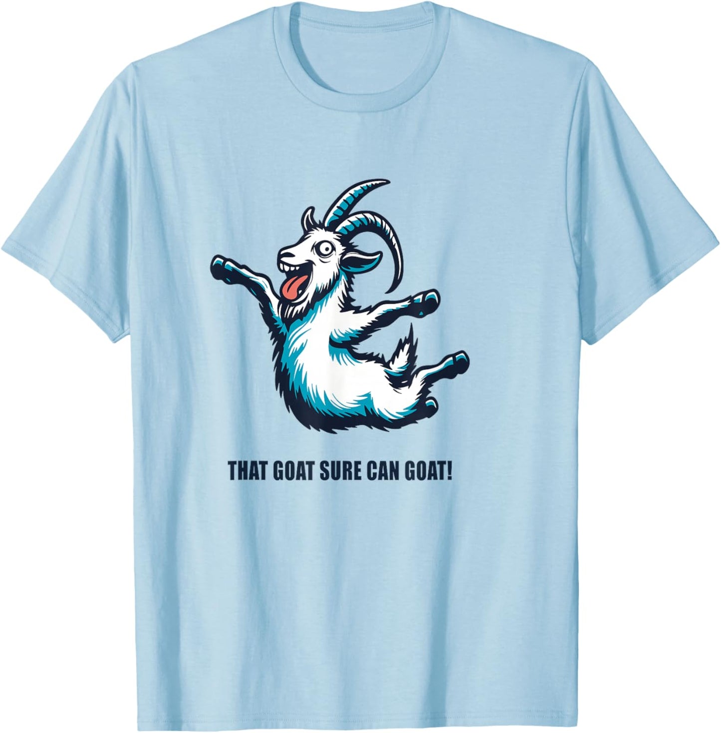 That Goat Sure Can Goat Simulator T-Shirt - T-Shirt | Light Blue