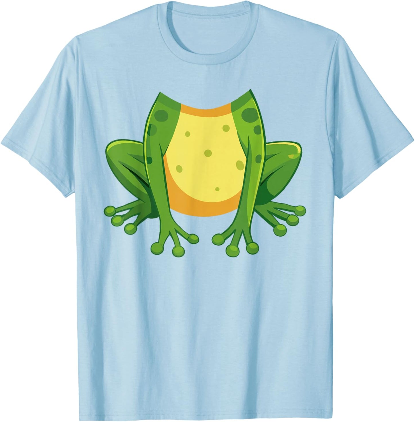 Funny Frog Body DIY Costume Animal Cosplay Halloween Day T-Shirt - T-Shirt | Light Blue