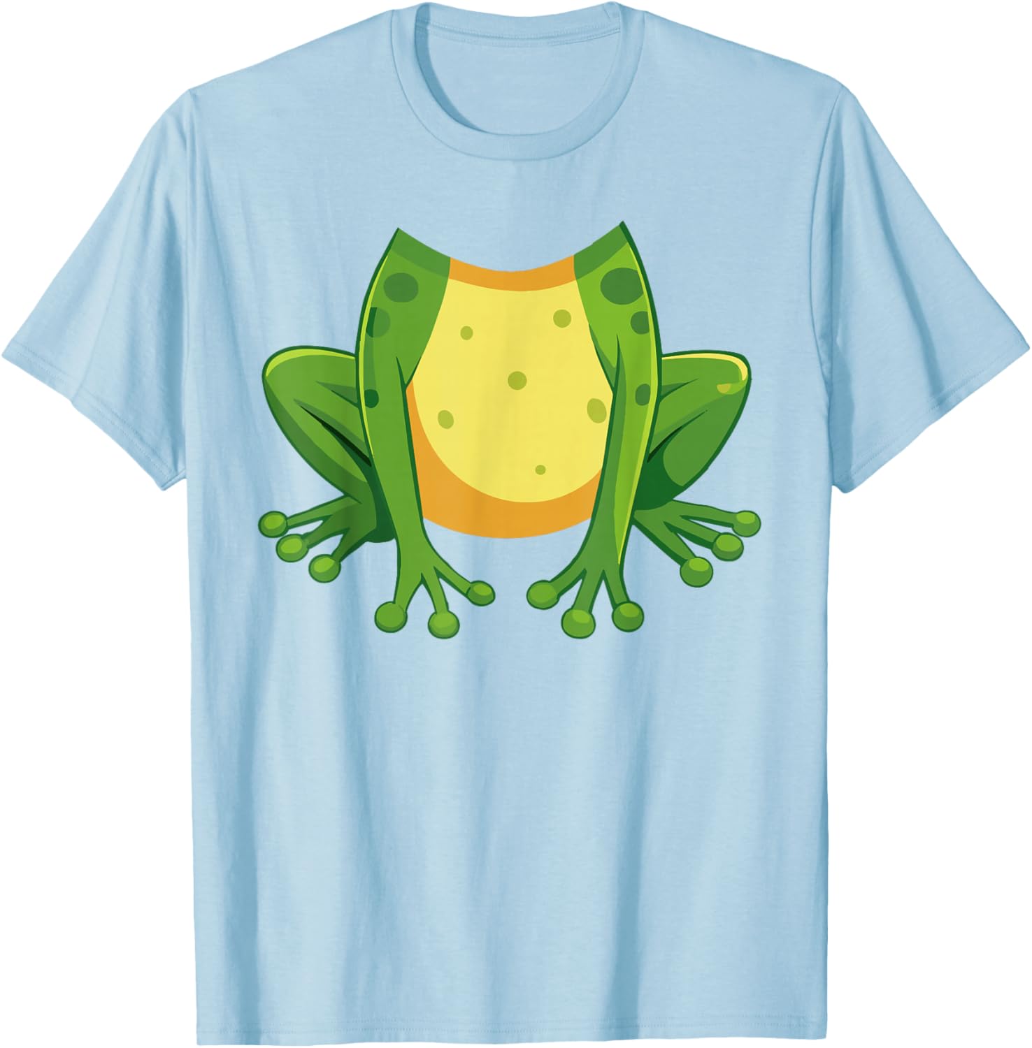 Funny Frog Body DIY Costume Animal Cosplay Halloween Day T-Shirt - T-Shirt | Light Blue