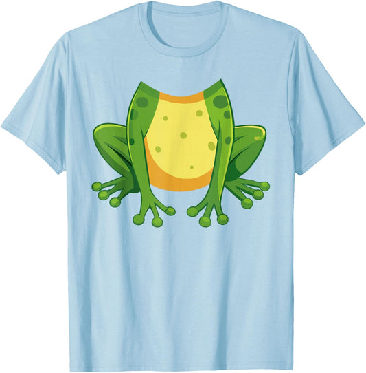 Funny Frog Body DIY Costume Animal Cosplay Halloween Day T-Shirt - T-Shirt | Light Blue