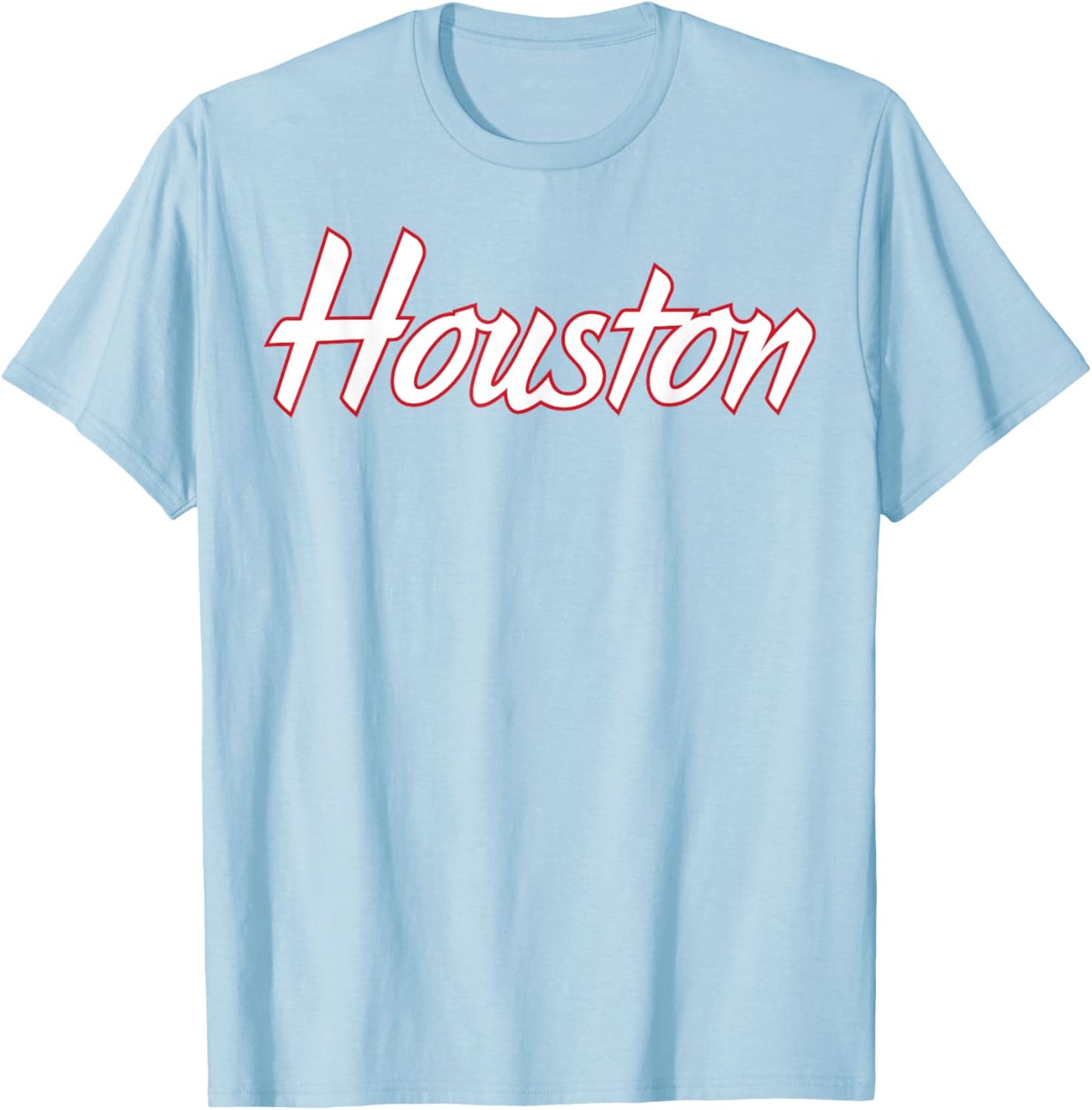University of Houston | Houston Blue Collection Script Text T-Shirt - T-Shirt | Light Blue