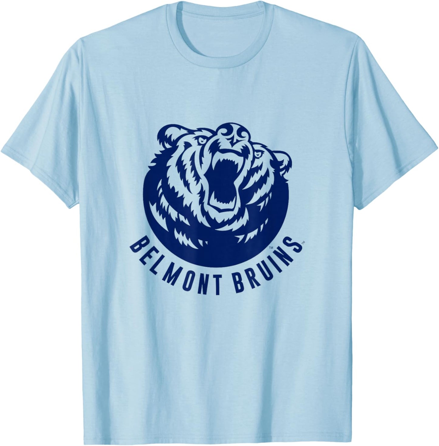 Belmont Bruins | Official NCAA Merch | TPBLMB003 T-Shirt - T-Shirt | Light Blue