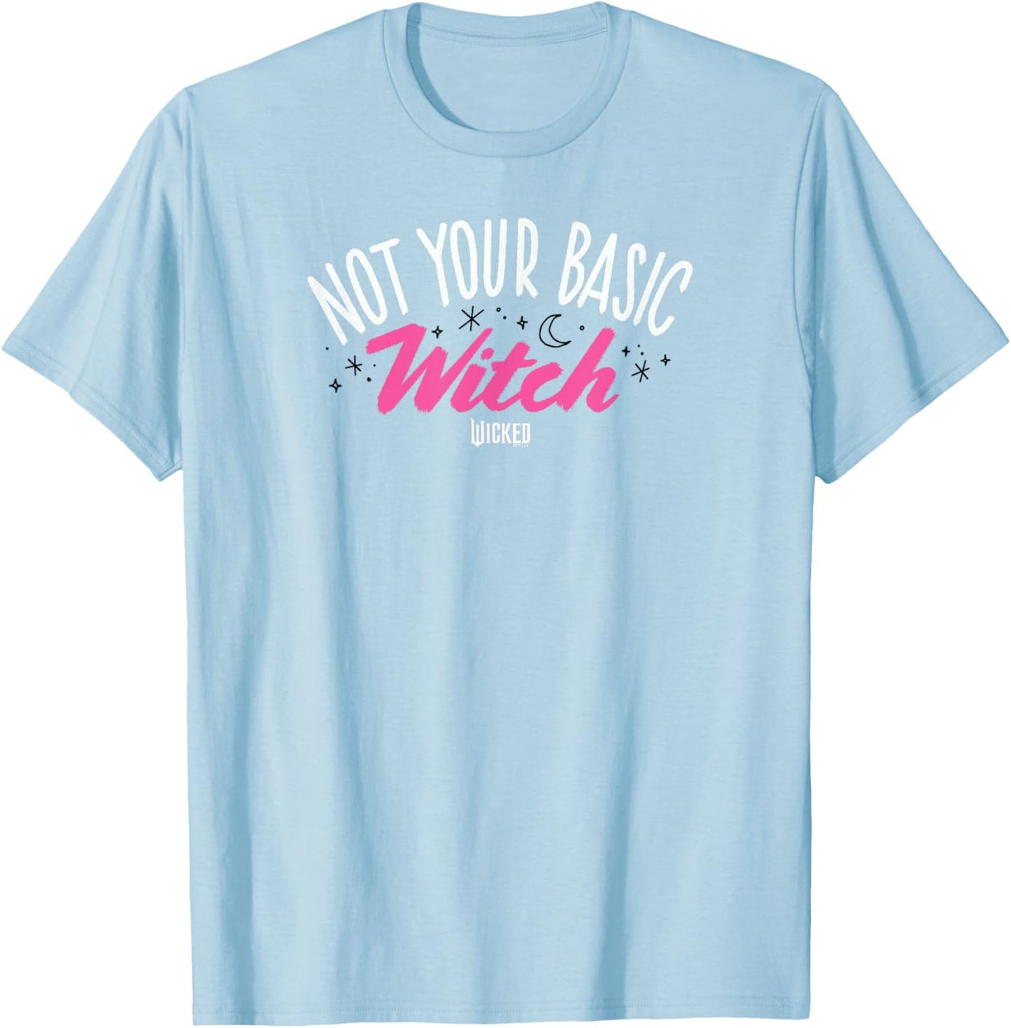 Wicked Not Your Basic Witch T-Shirt - T-Shirt | Light Blue
