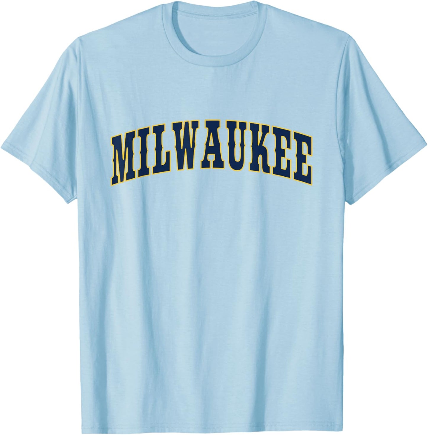MILWAUKEE - Throwback Design - Classic T-Shirt - T-Shirt | Light Blue