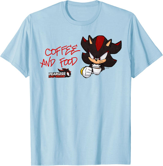 Sonic the Hedgehog, Fearless: Year of Shadow - Coffee & Food T-Shirt - T-Shirt | Light Blue