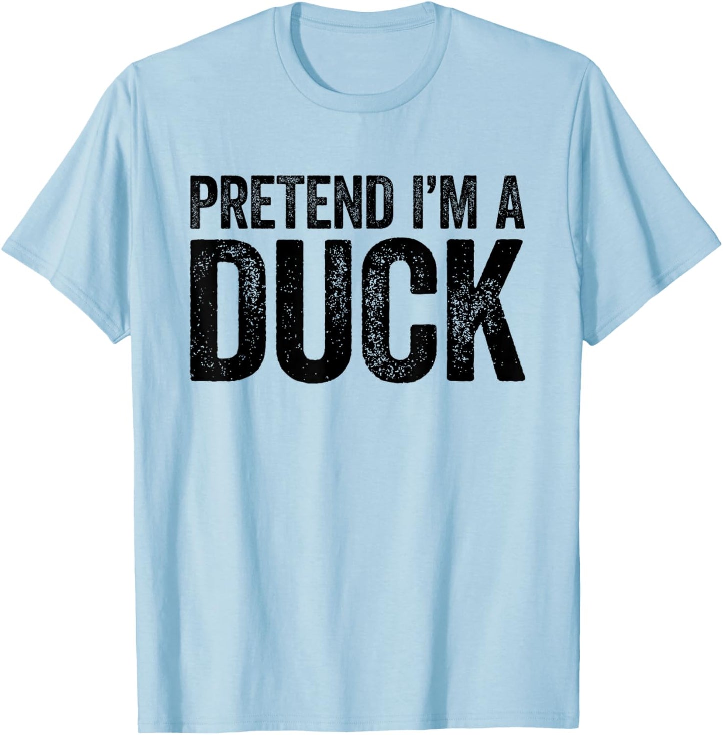 Pretend I'm A Duck Shirt Matching Kids Adult Duck Costume T-Shirt - T-Shirt | Light Blue