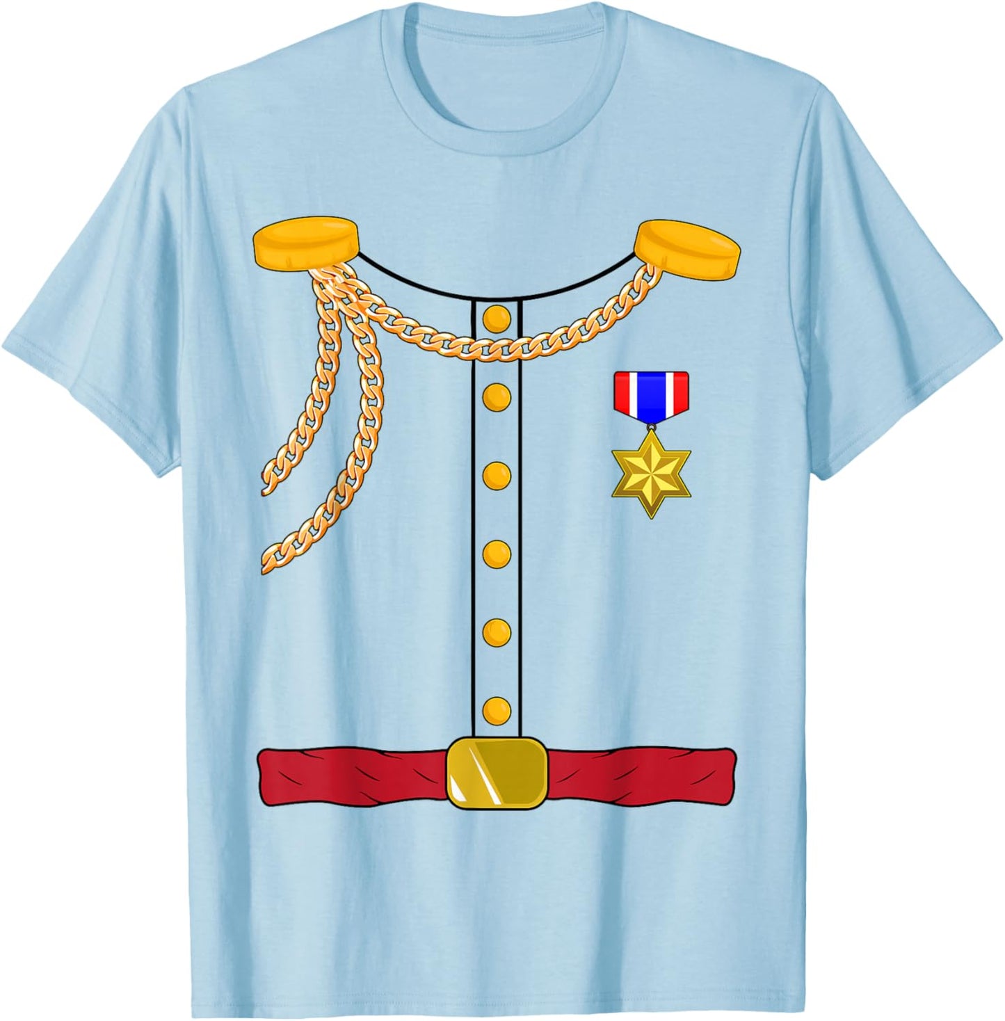 Prince Charming DIY Costume Cosplay Happy Halloween Day Boys T-Shirt - T-Shirt | Light Blue