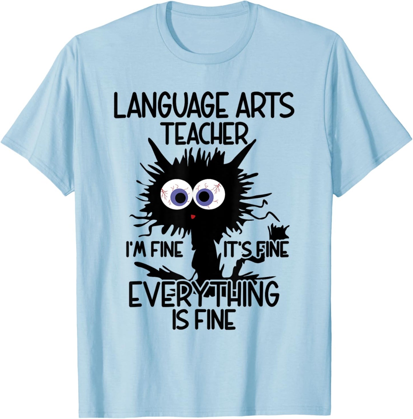 English Language Art Teacher Appreciation Merch T-Shirt - T-Shirt | Light Blue