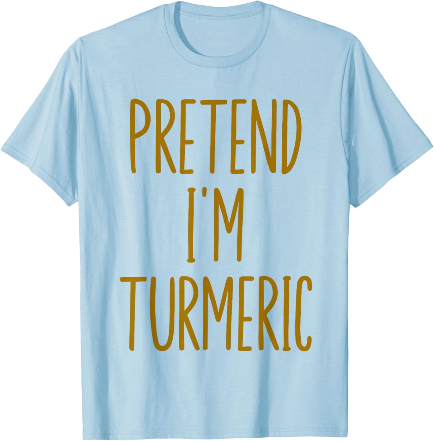Turmeric Costume Kids Funny Turmeric Group Halloween Costume T-Shirt - T-Shirt | Light Blue