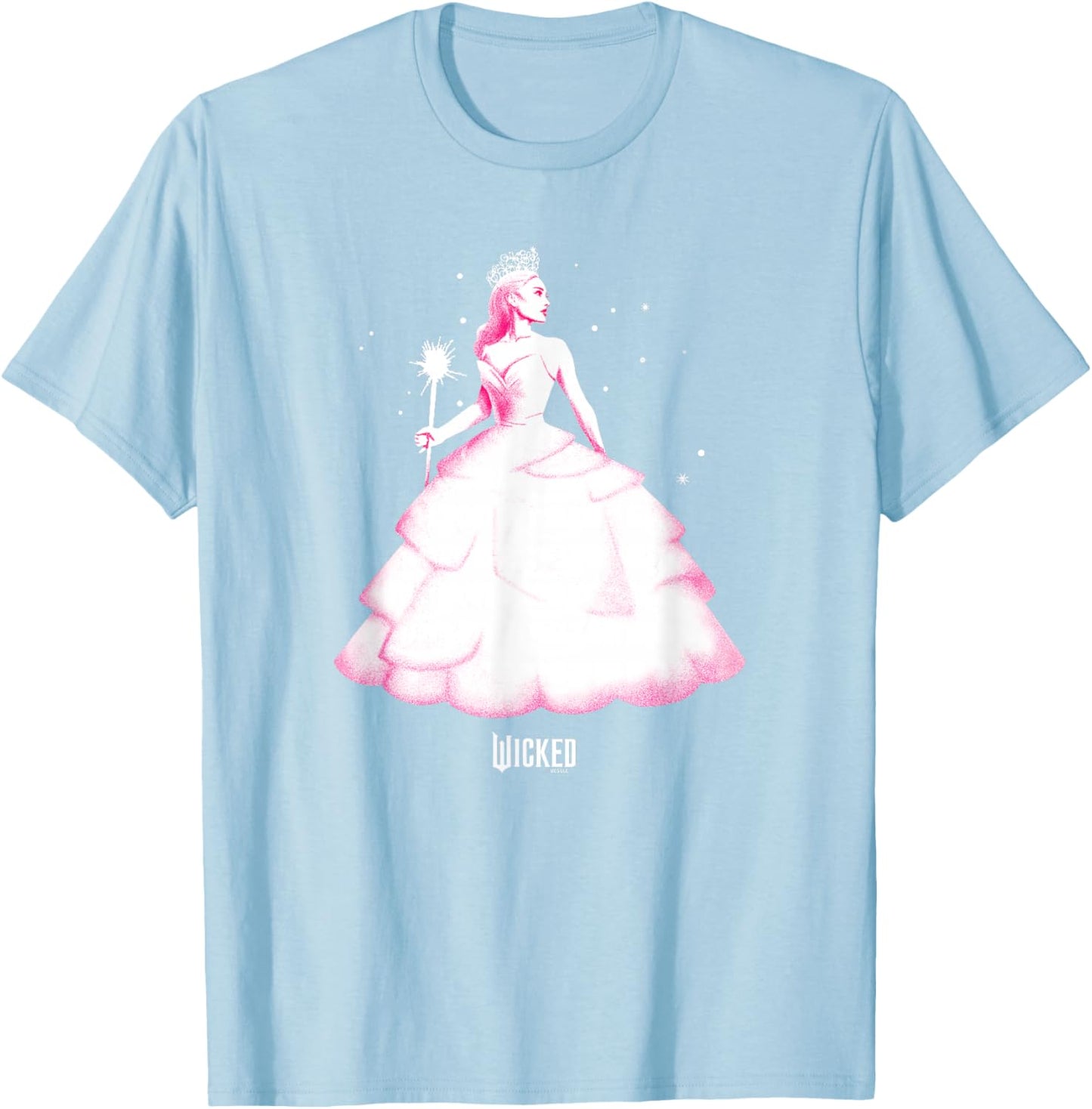 Wicked Glinda Tonal Pose T-Shirt - T-Shirt | Light Blue