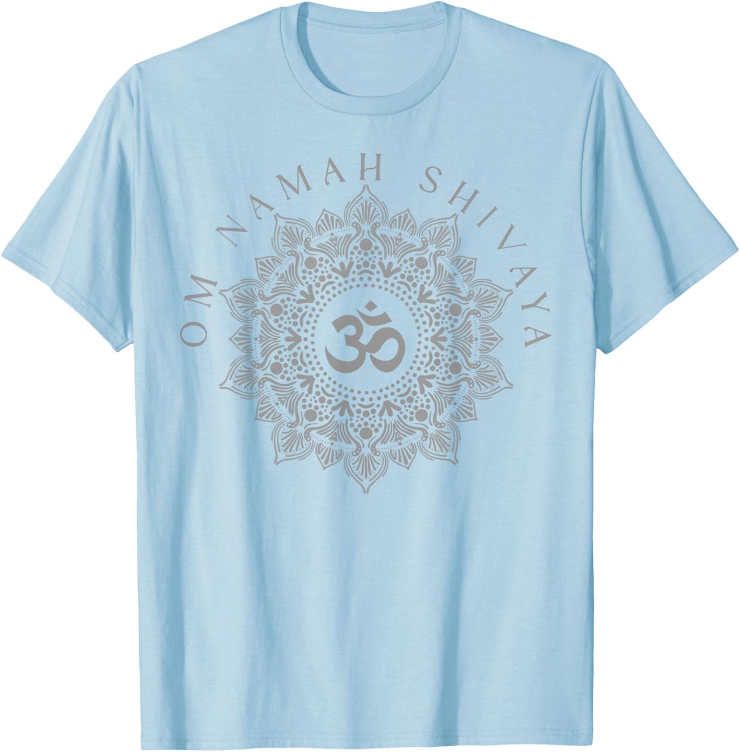 Om Namah Shivaya Meditation Mantra Spiritual Chakra T-Shirt - T-Shirt | Light Blue