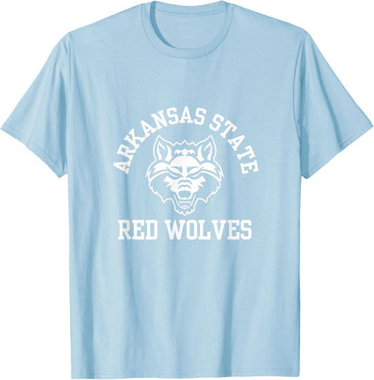 Arkansas State Wolves | Official NCAA Merch | OCAKS03 T-Shirt - T-Shirt | Light Blue