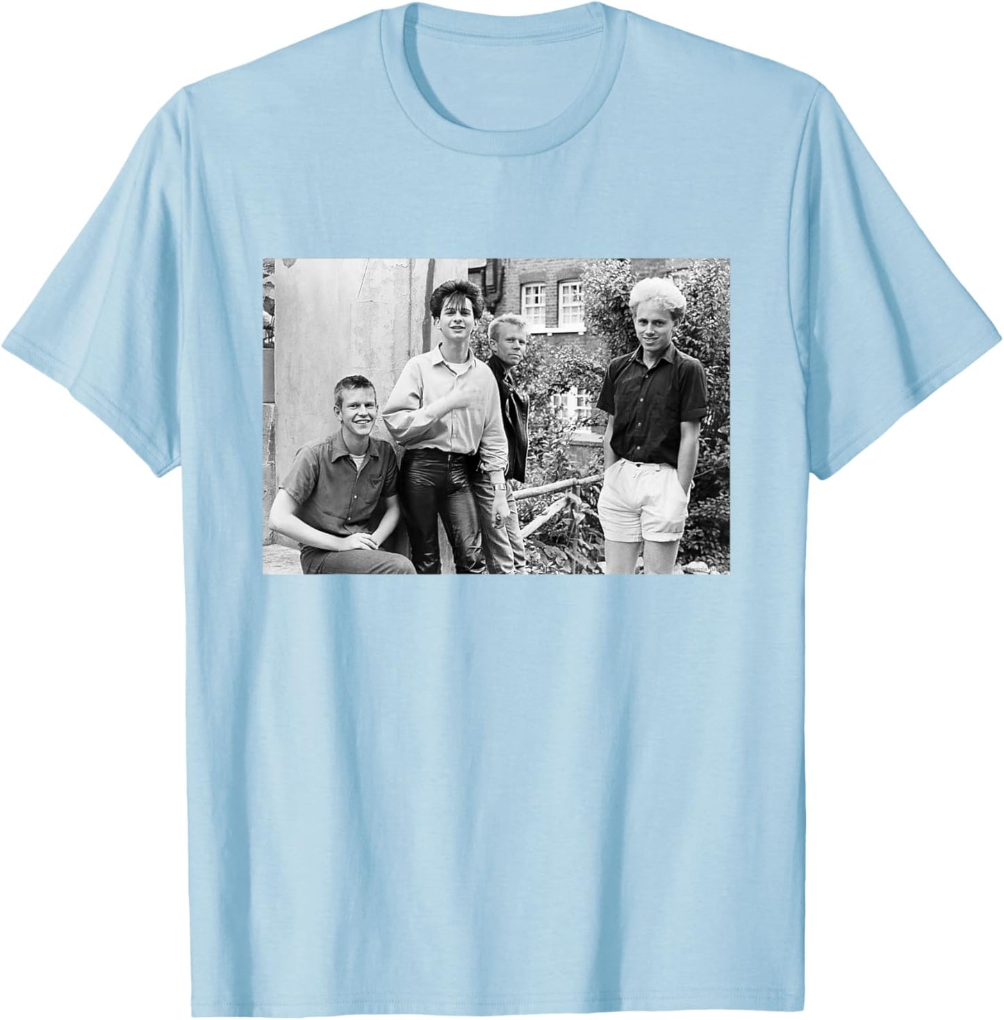 Depeche Mode Band Photoshoot By Virgina Turbett T-Shirt - T-Shirt | Light Blue