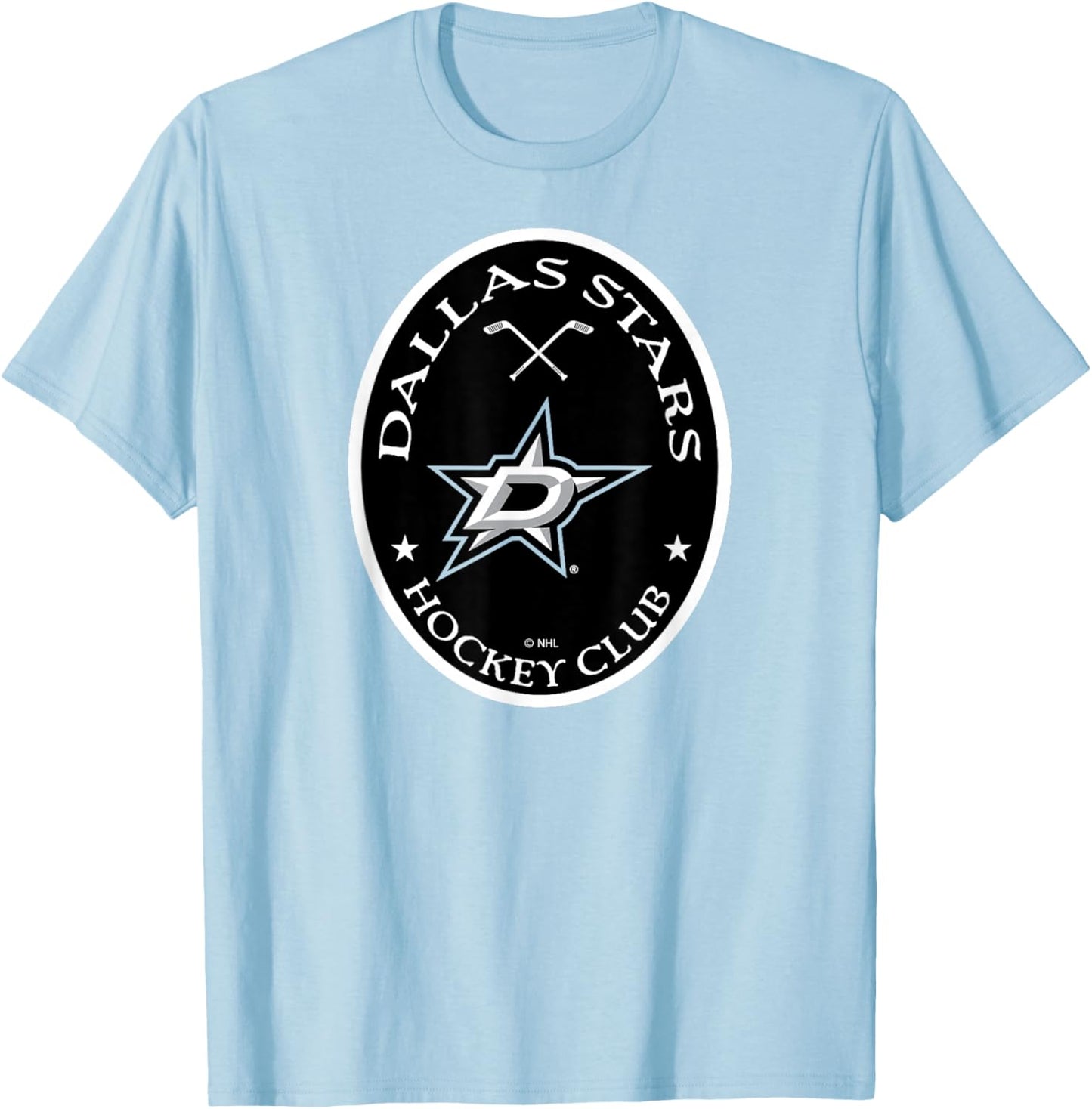 Dallas Stars Iconic Kelly Green Officially Licensed T-Shirt - T-Shirt | Light Blue
