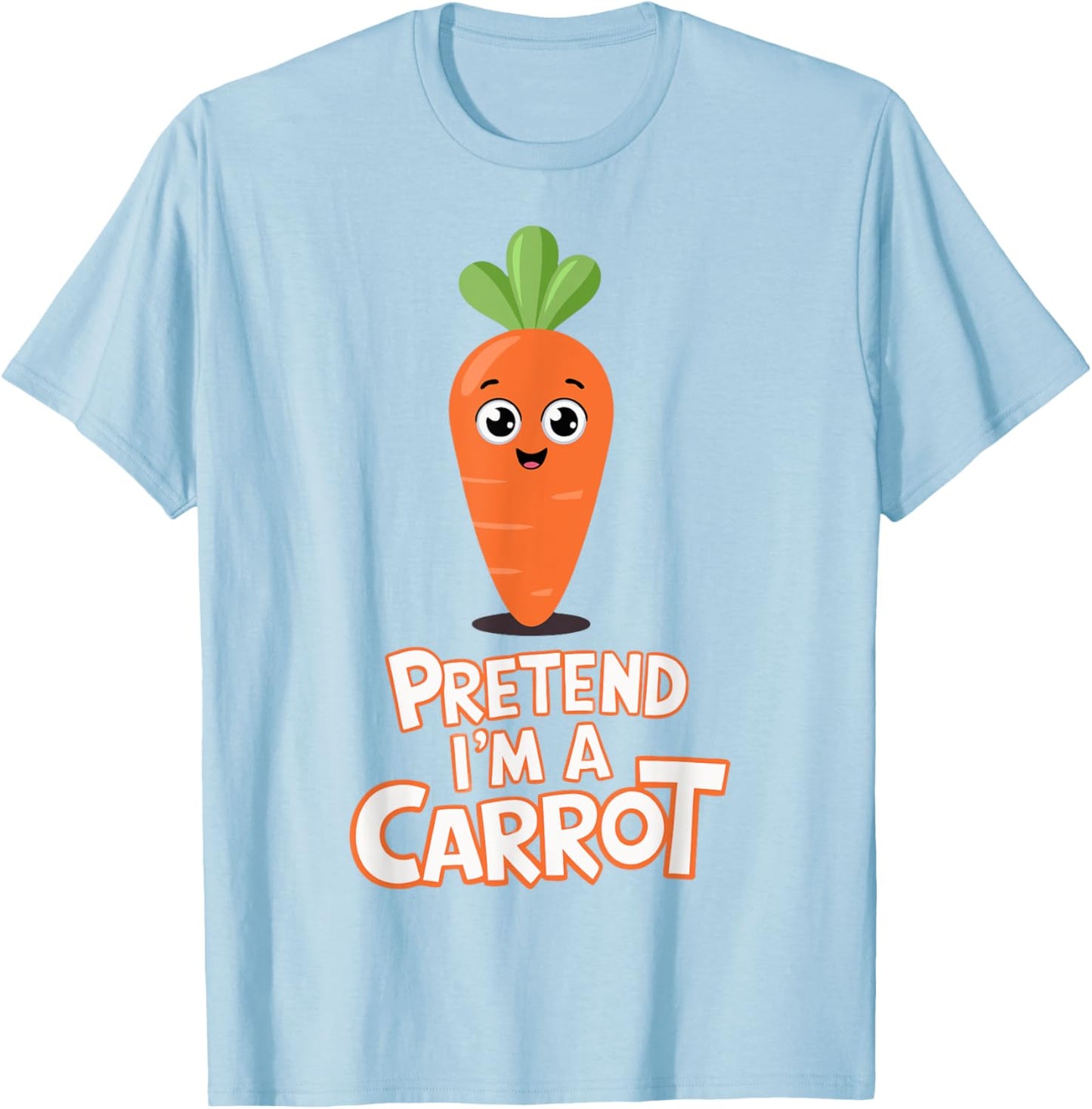 Pretend I'm A Carrot T-Shirt - T-Shirt | Light Blue