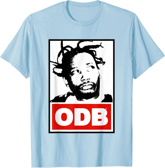 Ol' Dirty Bastard ODB Fashion Brand Parody T-Shirt - T-Shirt | Light Blue