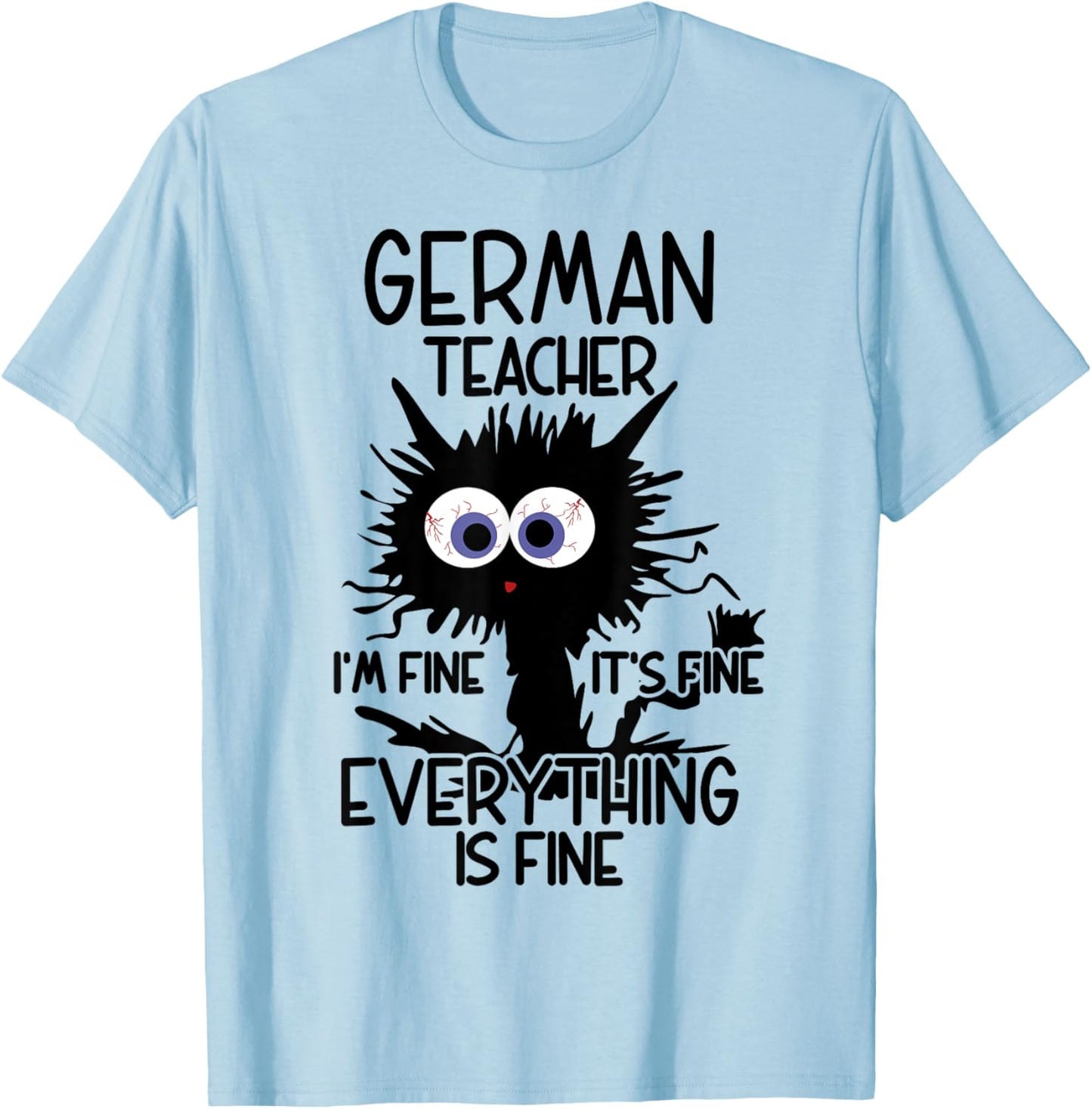 German Teacher Appreciation Merch T-Shirt - T-Shirt | Light Blue