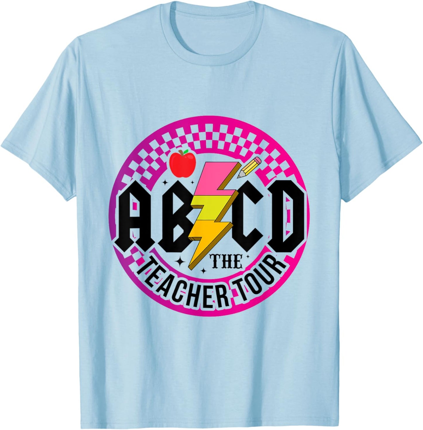 AB CD The Teacher Tour T-Shirt - T-Shirt | Light Blue