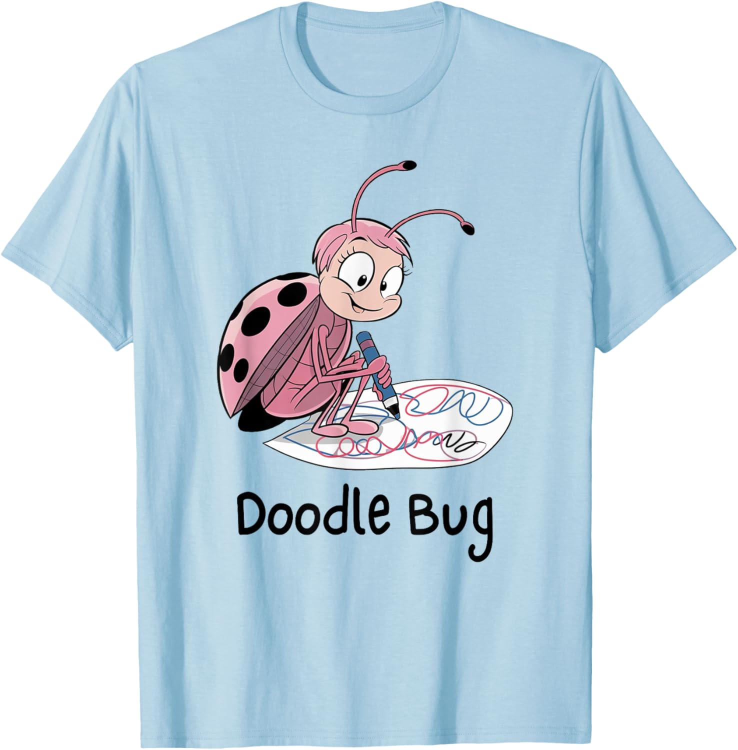 Doodle Bug T-Shirt - T-Shirt | Light Blue